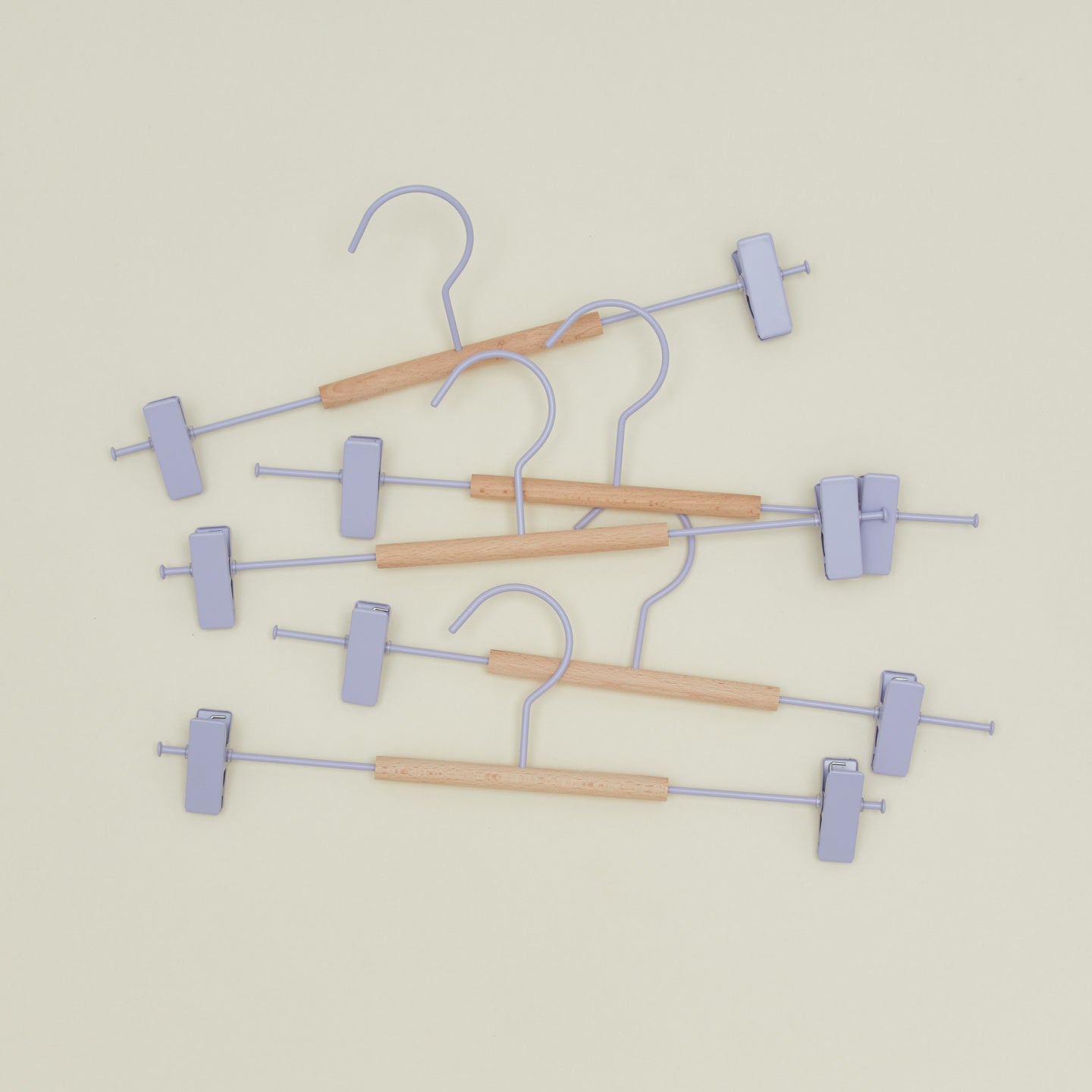 Clip Hanger, Set of 5 - Lilac