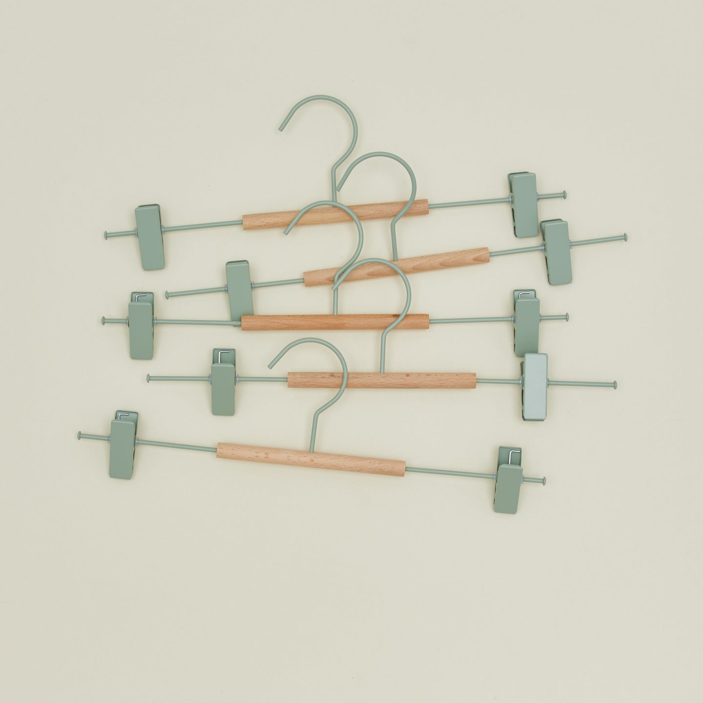 Clip Hanger, Set of 5 - Sage