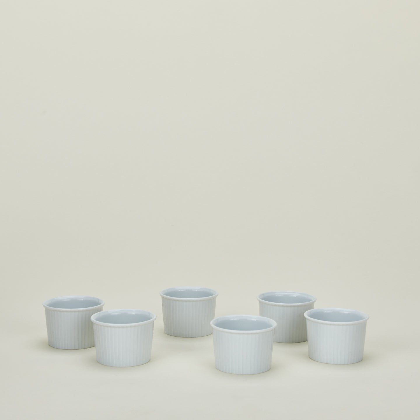 Deep Pleated Ramekin, Set of 6